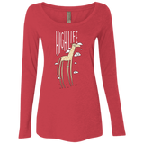 T-Shirts Vintage Red / S The High Life Women's Triblend Long Sleeve Shirt