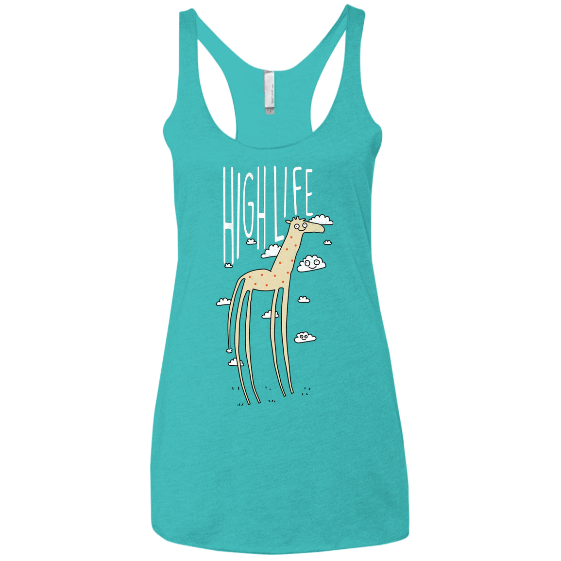 The High Life Women's Triblend Racerback Tank