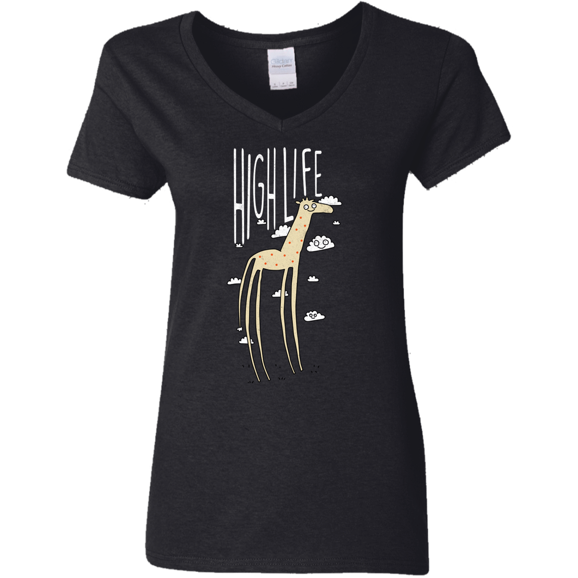 T-Shirts Black / S The High Life Women's V-Neck T-Shirt