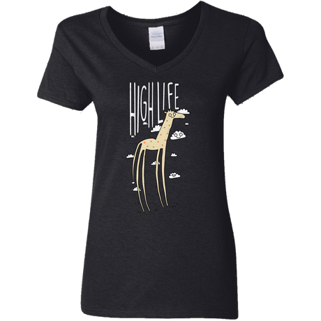 T-Shirts Black / S The High Life Women's V-Neck T-Shirt