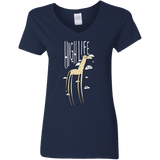 T-Shirts Navy / S The High Life Women's V-Neck T-Shirt