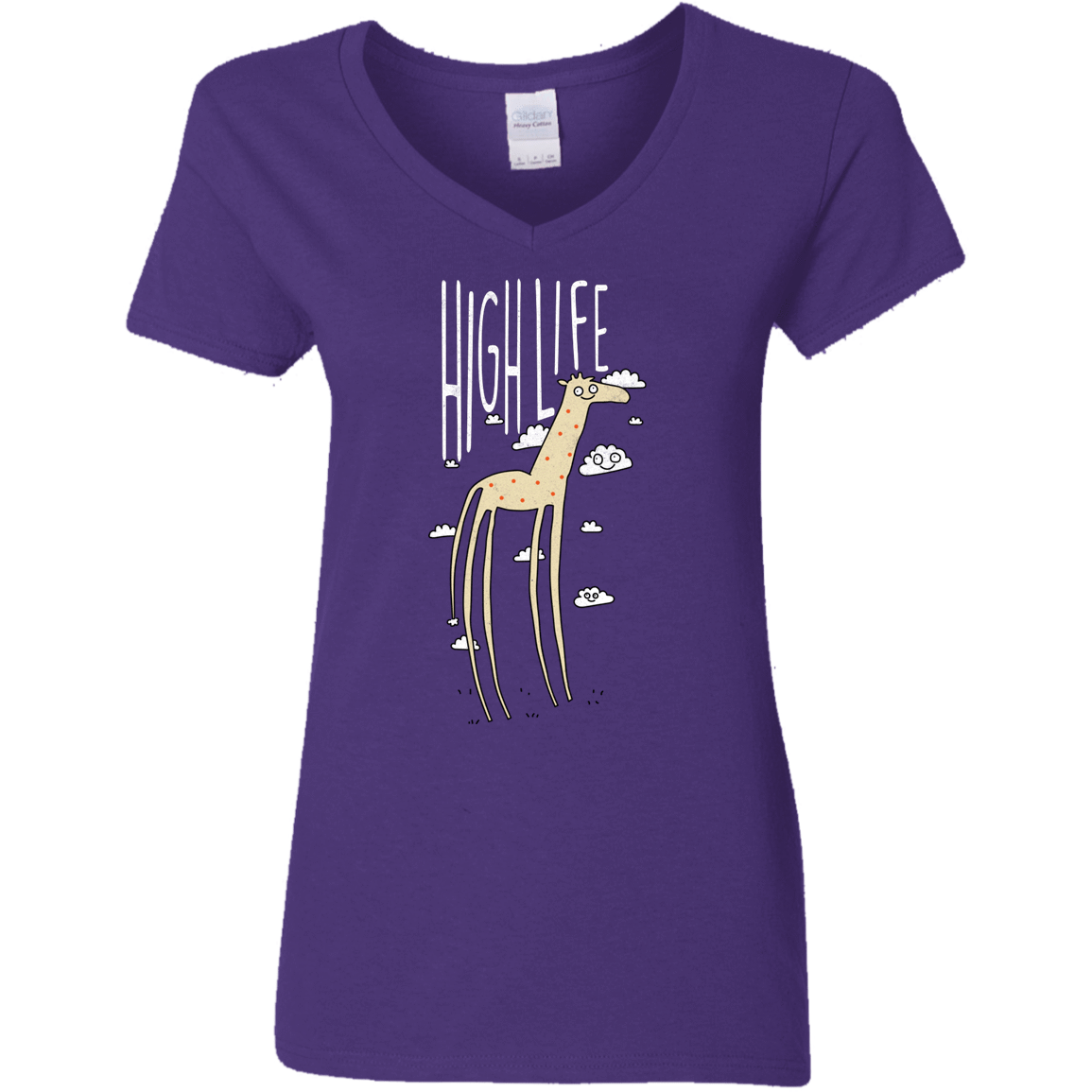 T-Shirts Purple / S The High Life Women's V-Neck T-Shirt