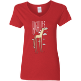 T-Shirts Red / S The High Life Women's V-Neck T-Shirt