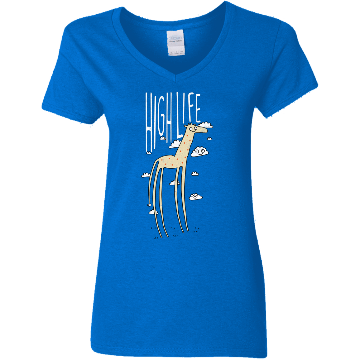 T-Shirts Royal / S The High Life Women's V-Neck T-Shirt