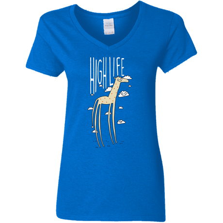 T-Shirts Royal / S The High Life Women's V-Neck T-Shirt