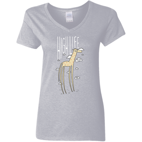 T-Shirts Sport Grey / S The High Life Women's V-Neck T-Shirt