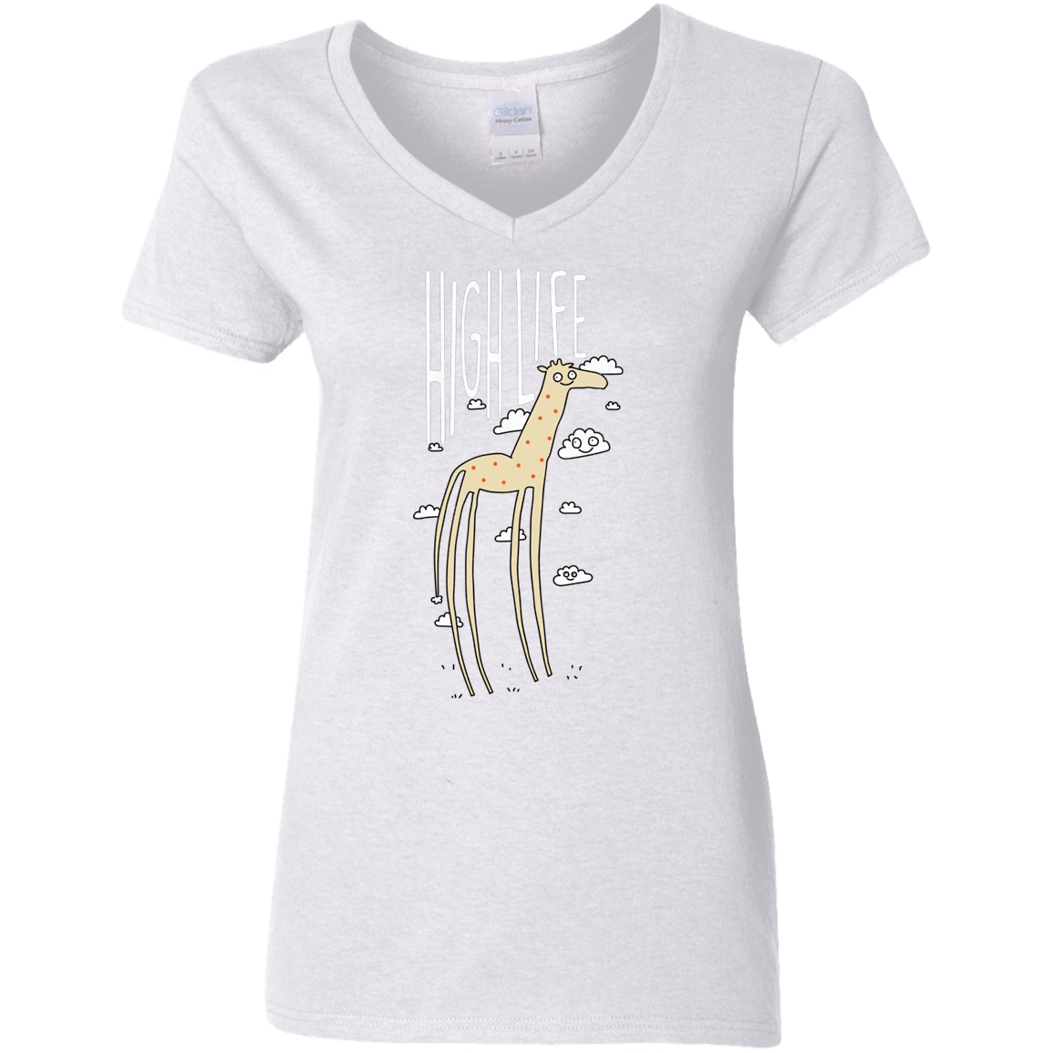 T-Shirts White / S The High Life Women's V-Neck T-Shirt