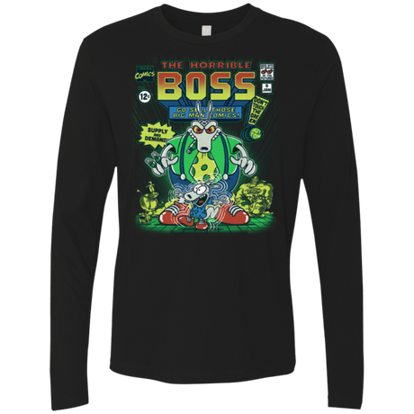 T-Shirts Black / Small The Horrible Boss Men's Premium Long Sleeve