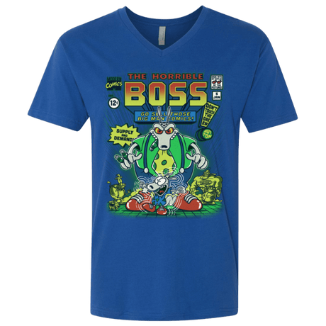 T-Shirts Royal / X-Small The Horrible Boss Men's Premium V-Neck
