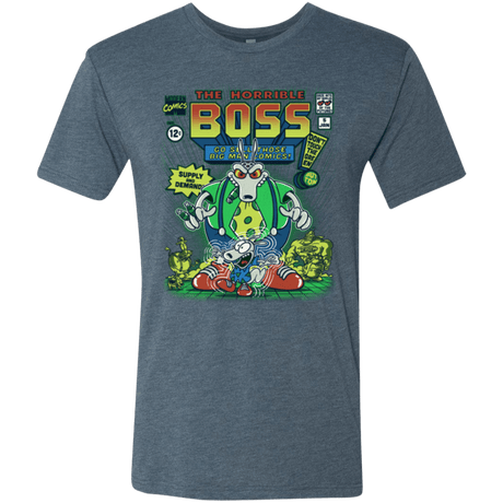 T-Shirts Indigo / Small The Horrible Boss Men's Triblend T-Shirt