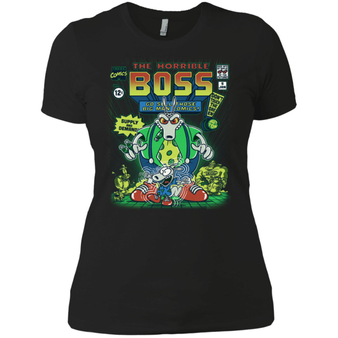 T-Shirts Black / X-Small The Horrible Boss Women's Premium T-Shirt
