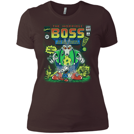 T-Shirts Dark Chocolate / X-Small The Horrible Boss Women's Premium T-Shirt