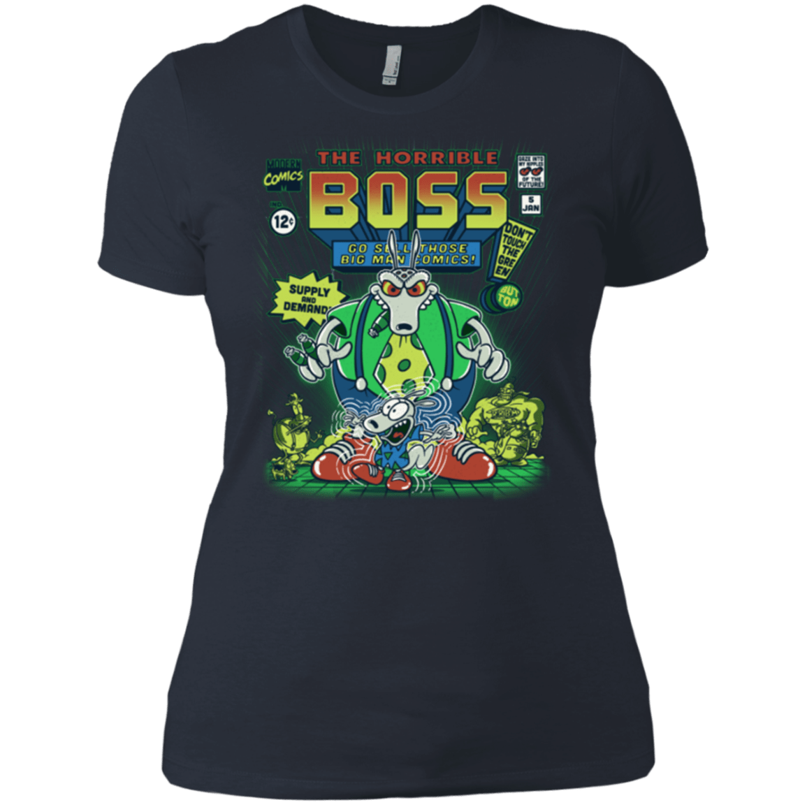 T-Shirts Indigo / X-Small The Horrible Boss Women's Premium T-Shirt