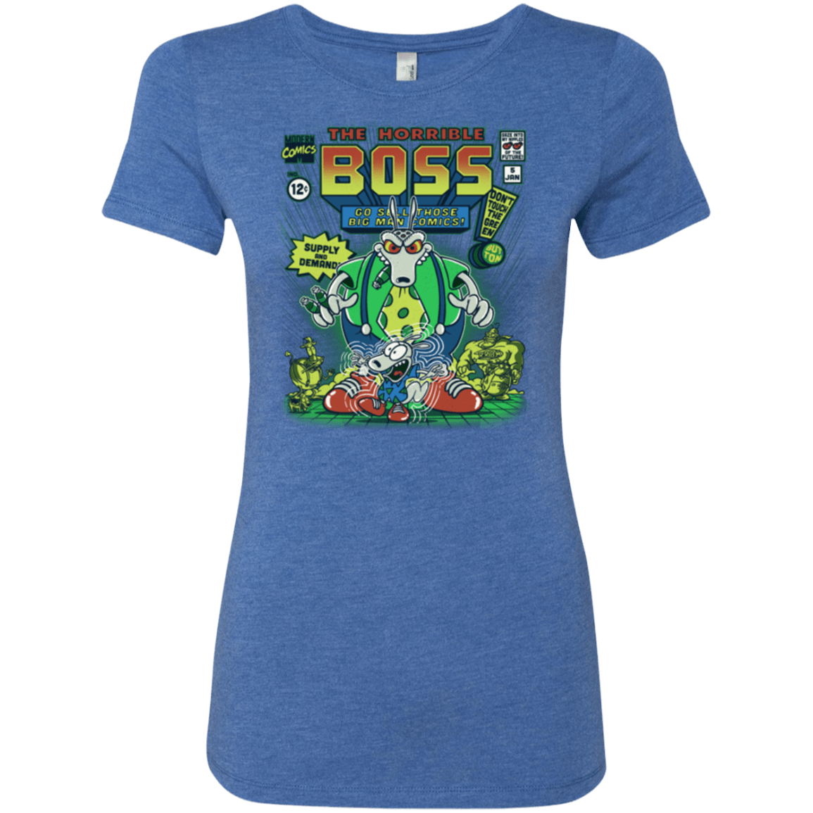 T-Shirts Vintage Royal / Small The Horrible Boss Women's Triblend T-Shirt
