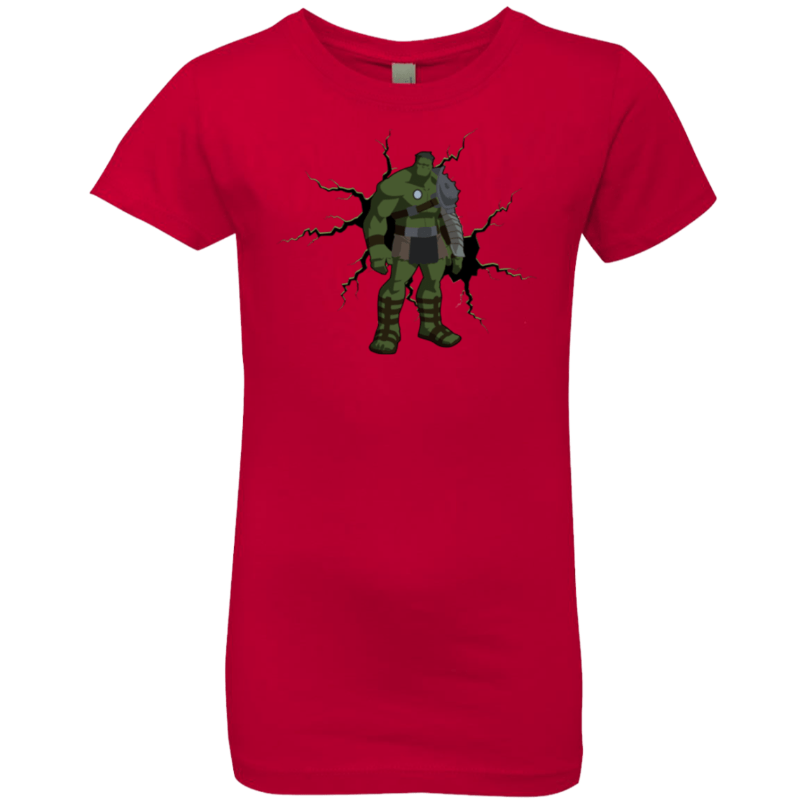 T-Shirts Red / YXS The Hulk Girls Premium T-Shirt
