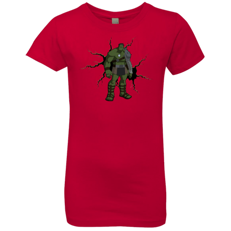 T-Shirts Red / YXS The Hulk Girls Premium T-Shirt