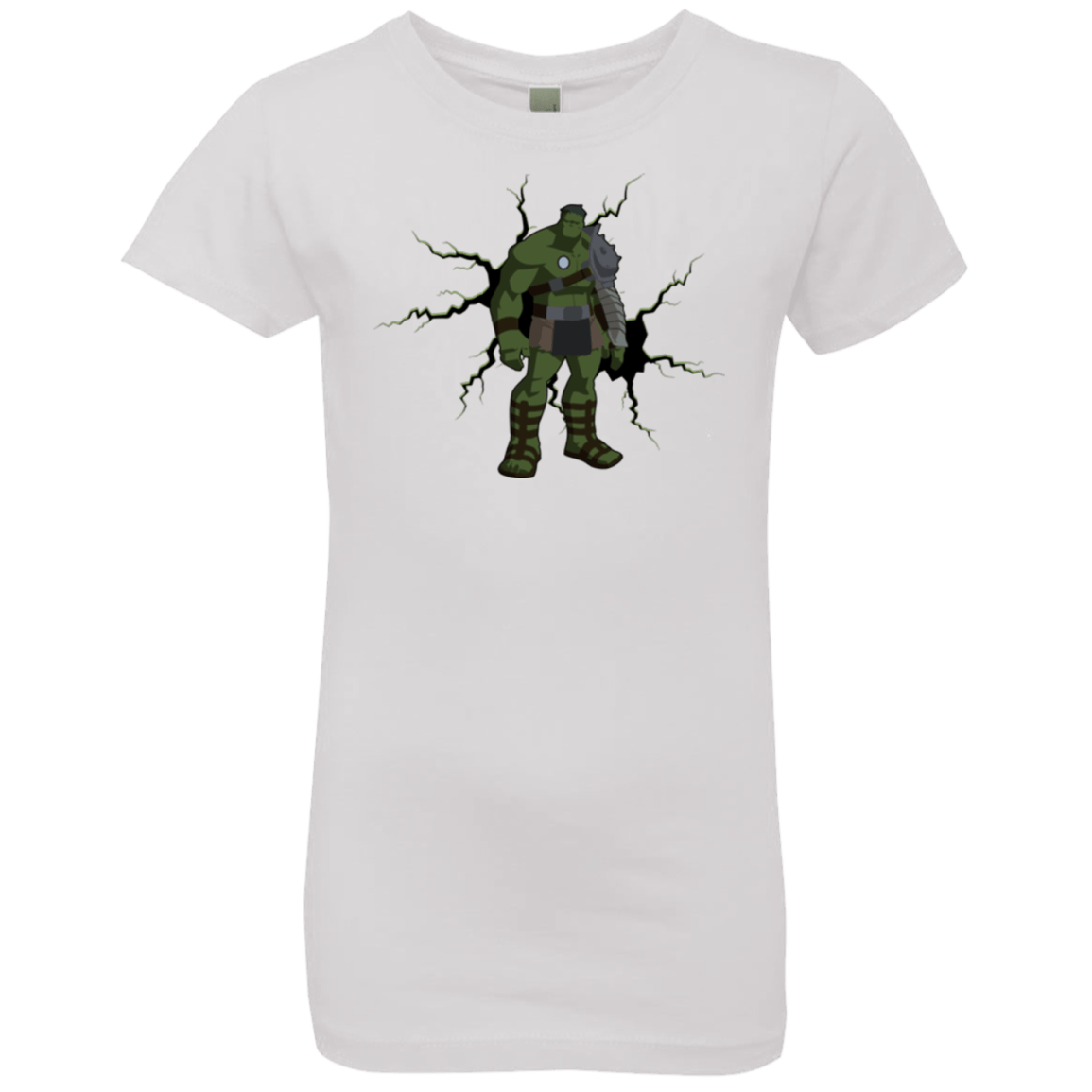 T-Shirts White / YXS The Hulk Girls Premium T-Shirt