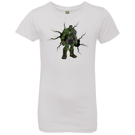 T-Shirts White / YXS The Hulk Girls Premium T-Shirt