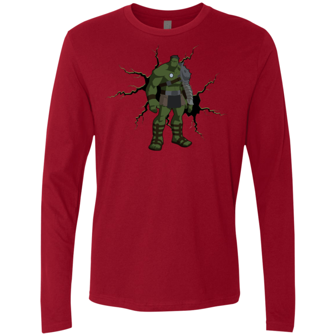 T-Shirts Cardinal / Small The Hulk Men's Premium Long Sleeve
