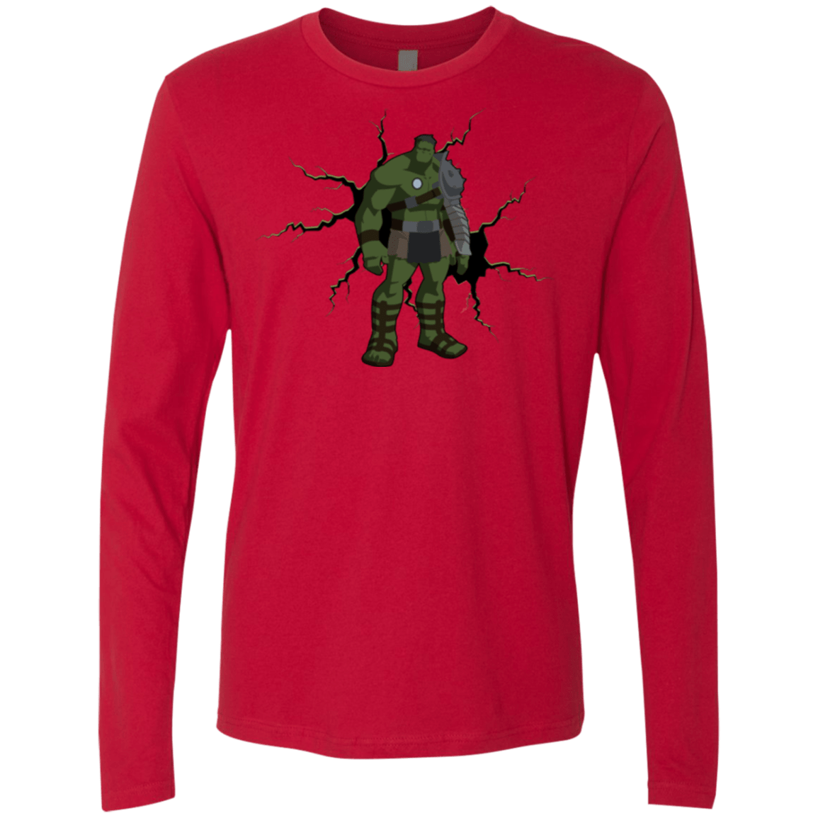 T-Shirts Red / Small The Hulk Men's Premium Long Sleeve