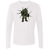 T-Shirts White / Small The Hulk Men's Premium Long Sleeve