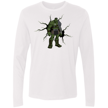 T-Shirts White / Small The Hulk Men's Premium Long Sleeve