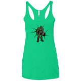 T-Shirts Envy / X-Small The Hulk Women's Triblend Racerback Tank