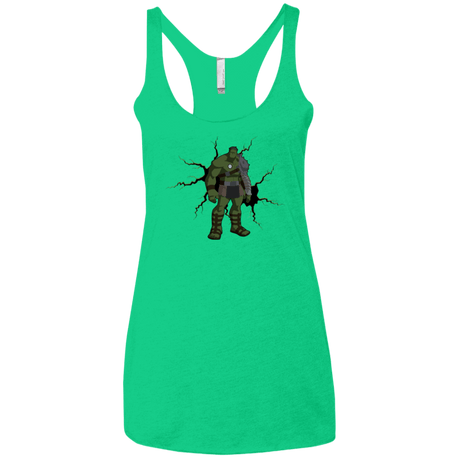 T-Shirts Envy / X-Small The Hulk Women's Triblend Racerback Tank