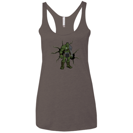 T-Shirts Macchiato / X-Small The Hulk Women's Triblend Racerback Tank