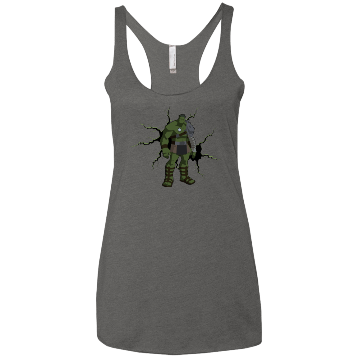 T-Shirts Premium Heather / X-Small The Hulk Women's Triblend Racerback Tank