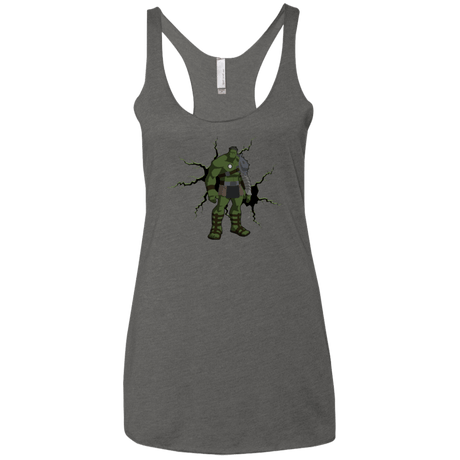 T-Shirts Premium Heather / X-Small The Hulk Women's Triblend Racerback Tank