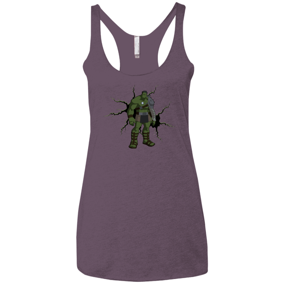 T-Shirts Vintage Purple / X-Small The Hulk Women's Triblend Racerback Tank