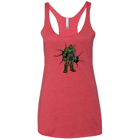 T-Shirts Vintage Red / X-Small The Hulk Women's Triblend Racerback Tank