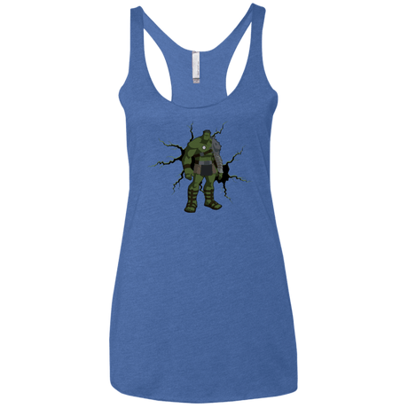 T-Shirts Vintage Royal / X-Small The Hulk Women's Triblend Racerback Tank