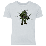 T-Shirts Heather White / YXS The Hulk Youth Triblend T-Shirt