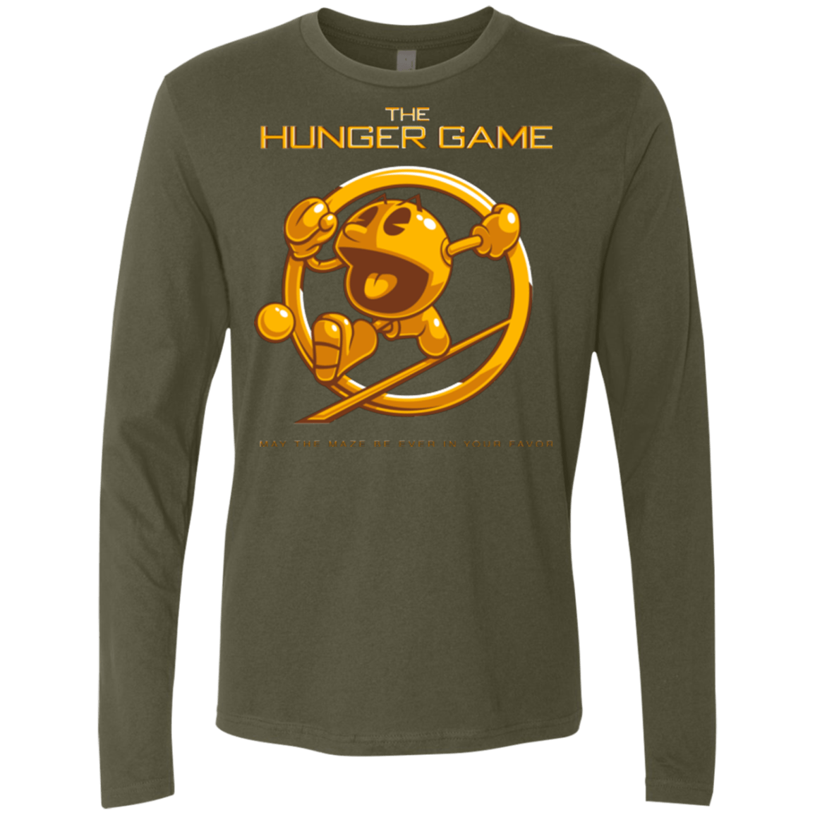 T-Shirts Military Green / Small The Hunger Game Men's Premium Long Sleeve