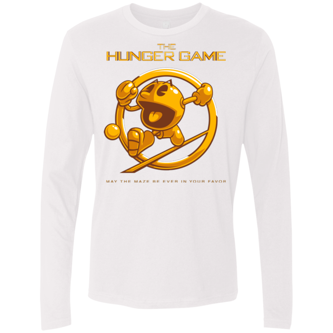 T-Shirts White / Small The Hunger Game Men's Premium Long Sleeve