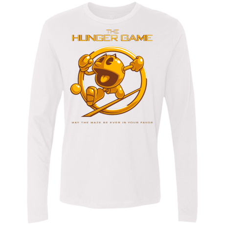 T-Shirts White / Small The Hunger Game Men's Premium Long Sleeve