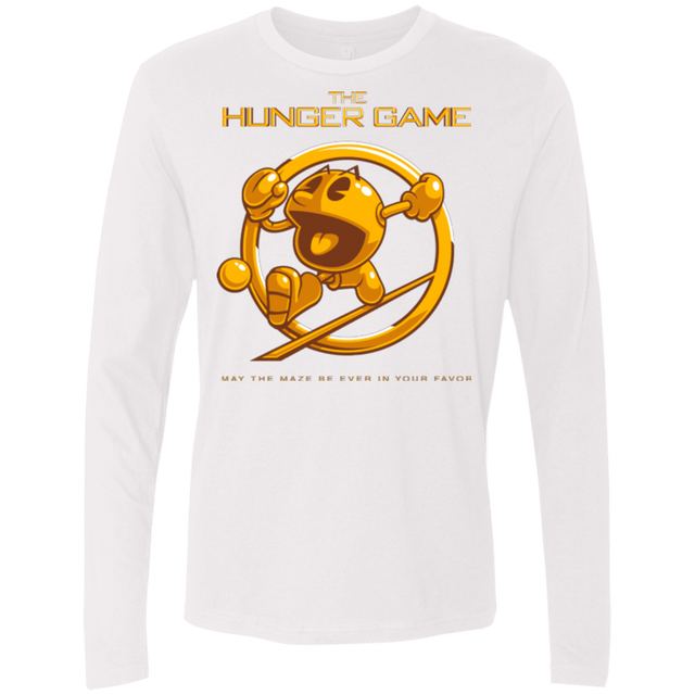 T-Shirts White / Small The Hunger Game Men's Premium Long Sleeve
