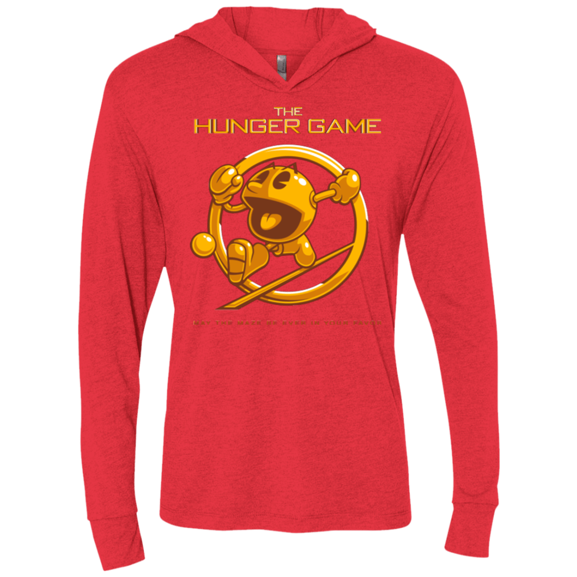T-Shirts Vintage Red / X-Small The Hunger Game Triblend Long Sleeve Hoodie Tee