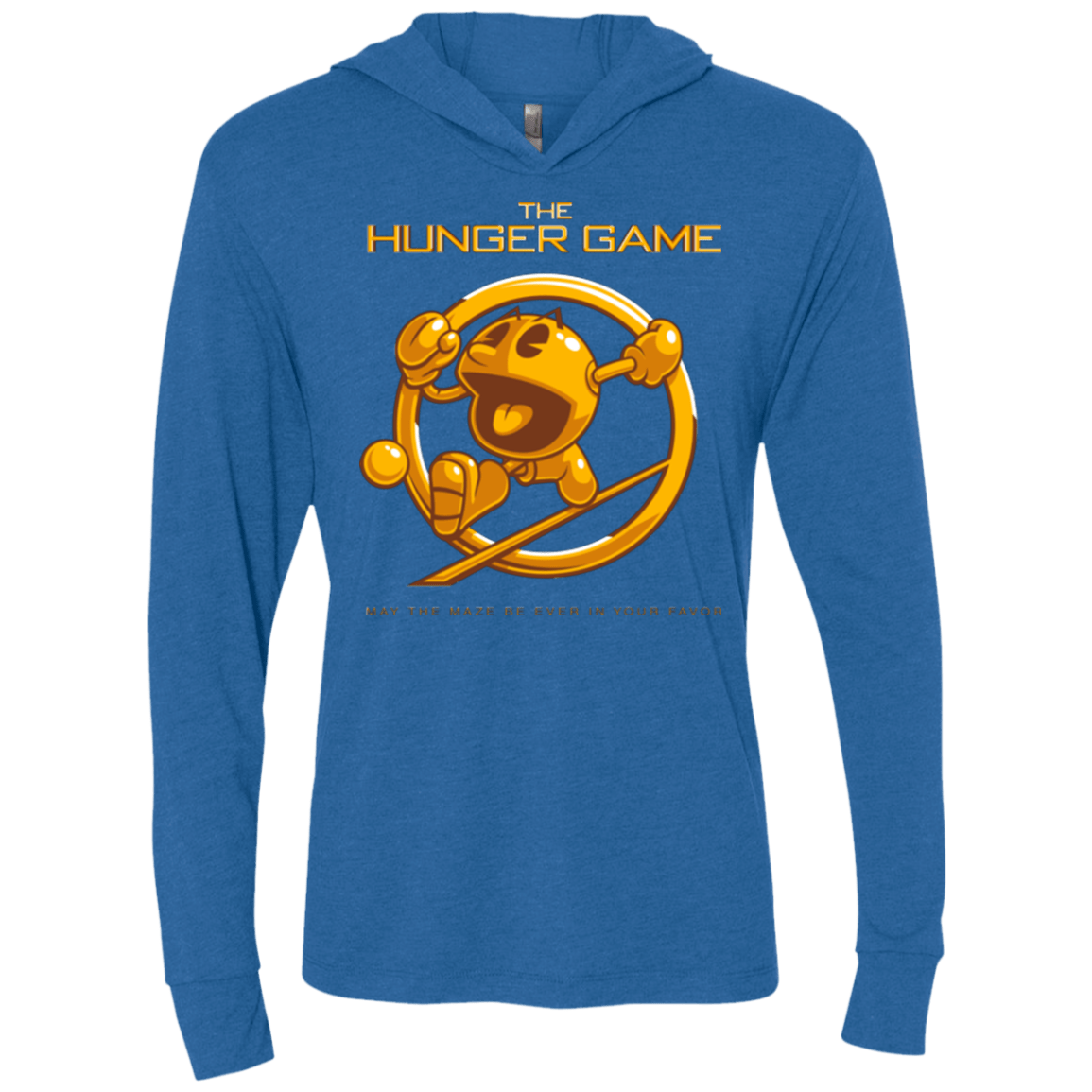 T-Shirts Vintage Royal / X-Small The Hunger Game Triblend Long Sleeve Hoodie Tee