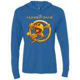 T-Shirts Vintage Royal / X-Small The Hunger Game Triblend Long Sleeve Hoodie Tee