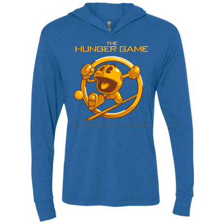 T-Shirts Vintage Royal / X-Small The Hunger Game Triblend Long Sleeve Hoodie Tee