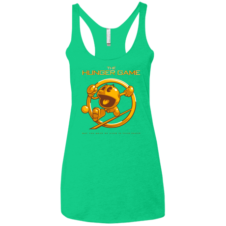T-Shirts Envy / X-Small The Hunger Game Women's Triblend Racerback Tank