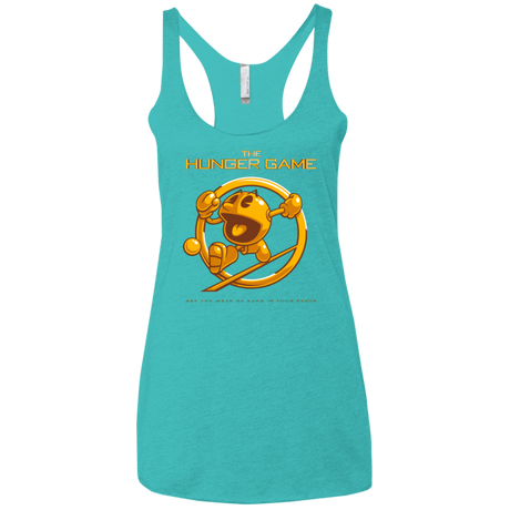 T-Shirts Tahiti Blue / X-Small The Hunger Game Women's Triblend Racerback Tank