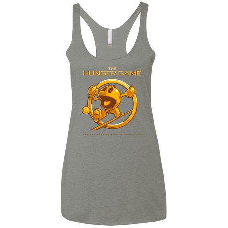 T-Shirts Venetian Grey / X-Small The Hunger Game Women's Triblend Racerback Tank