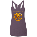 T-Shirts Vintage Purple / X-Small The Hunger Game Women's Triblend Racerback Tank