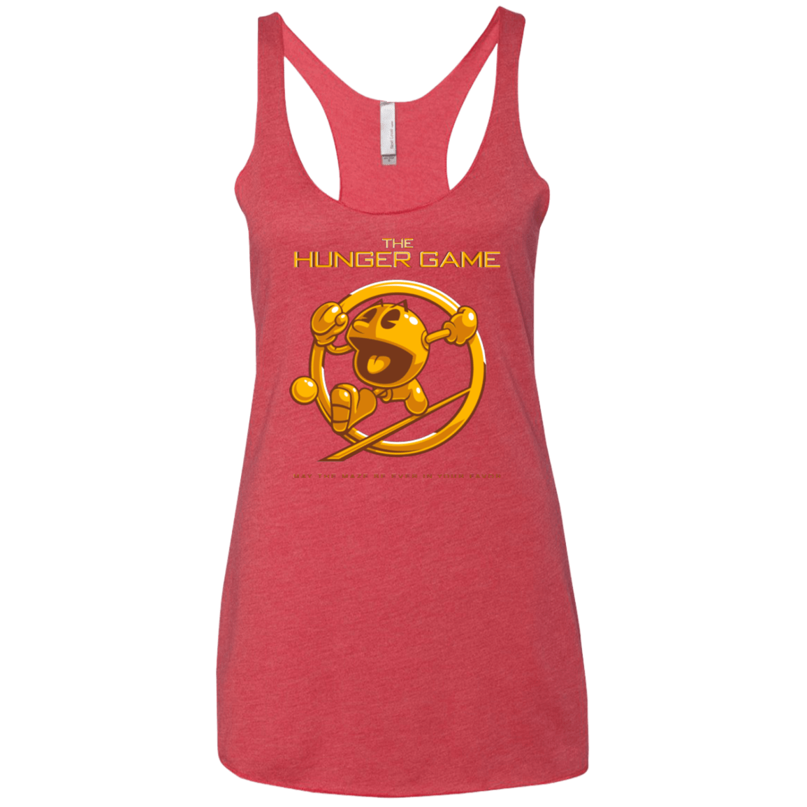 T-Shirts Vintage Red / X-Small The Hunger Game Women's Triblend Racerback Tank