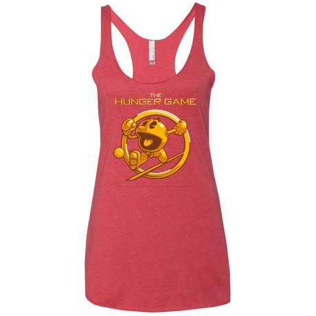 T-Shirts Vintage Red / X-Small The Hunger Game Women's Triblend Racerback Tank