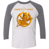 T-Shirts Heather White/Premium Heather / X-Small The Hunger Pangs Men's Triblend 3/4 Sleeve